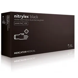 Rękawice rękawiczki nitrylowe nitrylex® black różne rozmiary