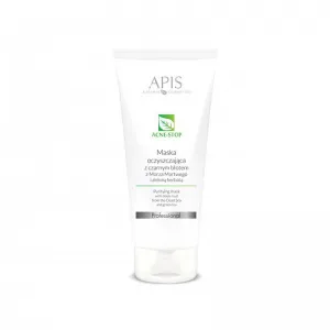 APIS Acne-Stop maska oczyszczająca z czarnym błotem 200ml