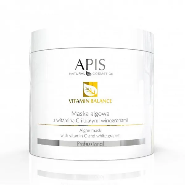 APIS Vitamin Balance maska algowa wit. C + białe winogrona 250g