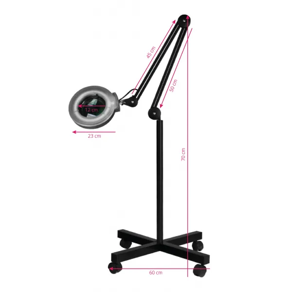 LAMPA LUPA S4 + STATYW CZARNA