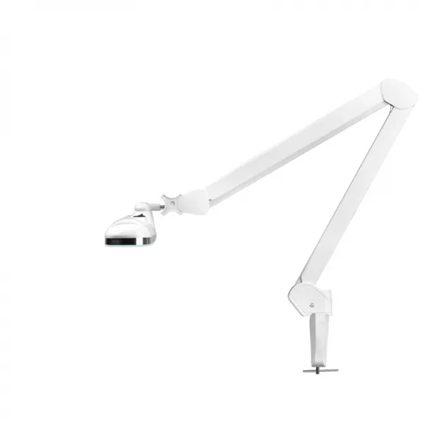 LAMPA WARSZTATOWA LED ELEGANTE 801-S Z IMADEŁKIEM STANDARD BIAŁA