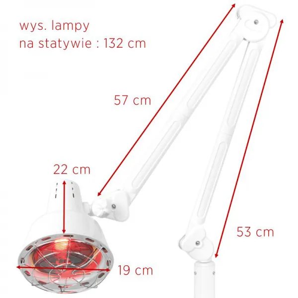 LAMPA SOLLUX / SOLUX INFRARED NA STATYWIE 6102