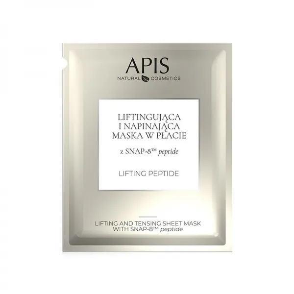 APIS Liftingująco – napinający maska w płacie z SNAP-8 TM peptide 20g