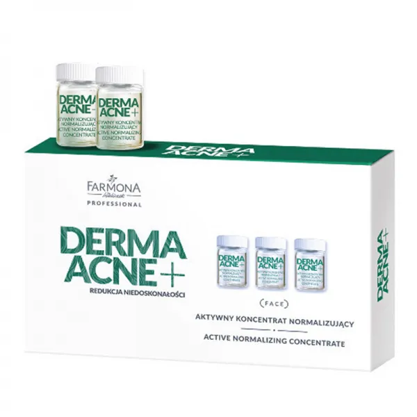 FARMONA DERMAACNE+ Aktywny koncentrat normalizujący 5x5ml