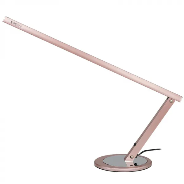 LAMPA NA BIURKO SLIM 20W RÓŻOWE ZŁOTO