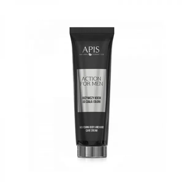 APIS ACTION FOR MEN ODŻYWCZY KREM DO CIAŁA I DŁONI, 100ML