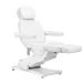 Elektryczny fotel kosmetyczny SILLON CLASSIC 3 silniki z podgrzewaniem biały