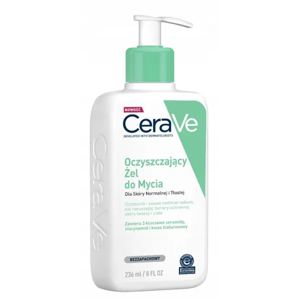 Cerave oczyszczający żel do mycia trądzik 236ml