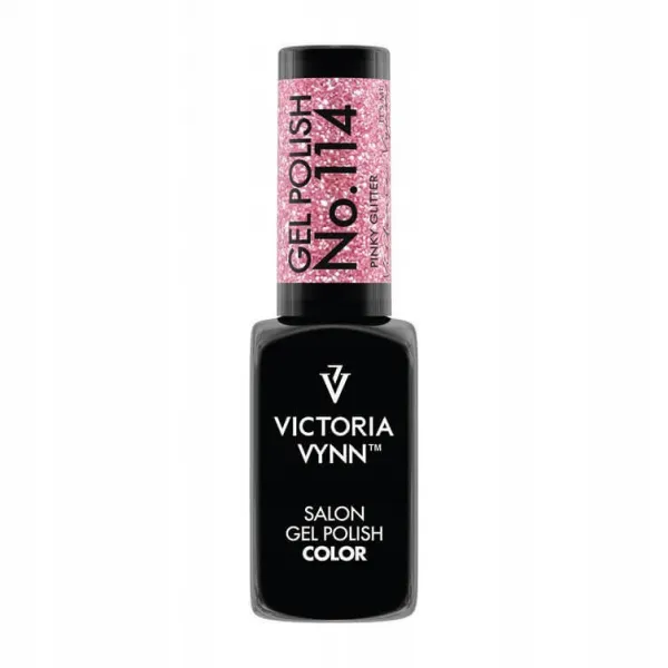 Victoria Vynn Lakier Hybrydowy Nr 114 Pinky Glitter 8 ml