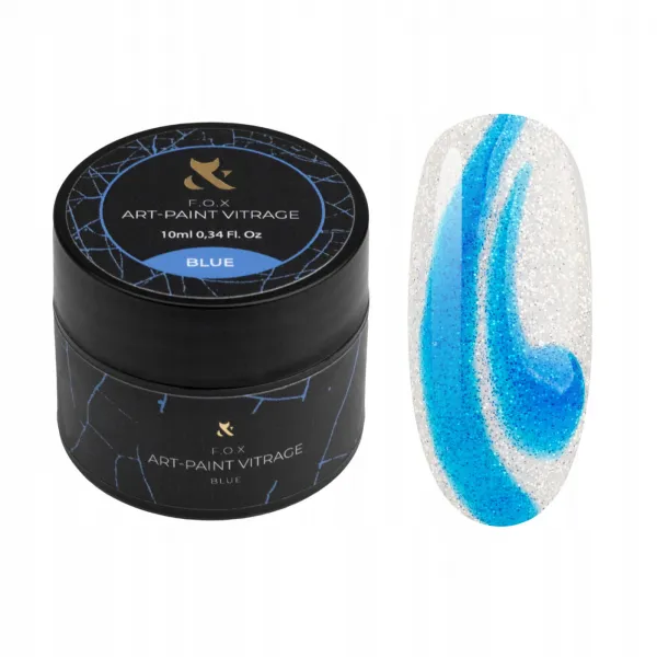 Fox Art-Paint Vitrage Gel Blue 10 ml