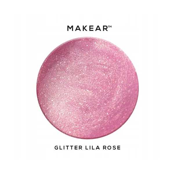 Makear Gel&Go Builder Gel Glitter Lila Rose 50 ml