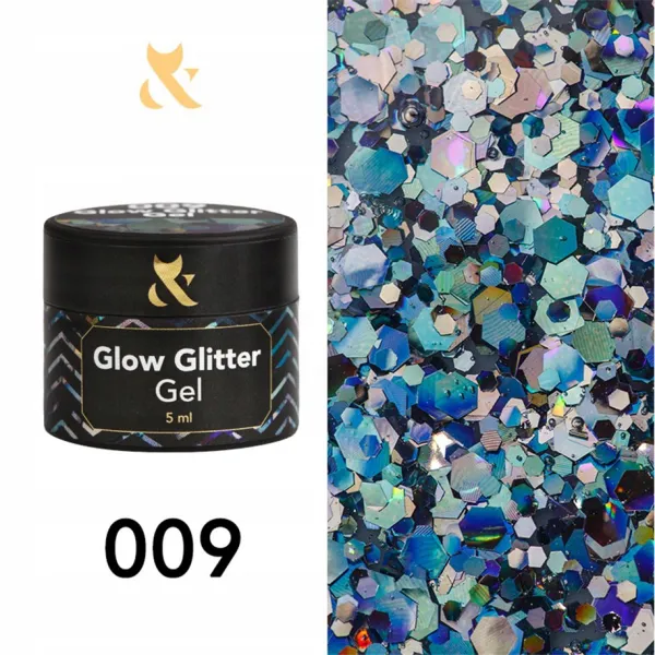 Fox Glow Glitter Gel 009 5 ml