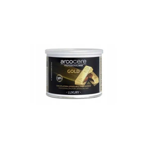 Arcocere Wosk Do Depilacji w Puszce Luxury Gold 400 ml
