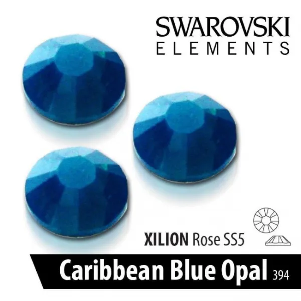 Ozd. Cyr. Swar. SS5 394 Caribbean Blue Opal 50 szt