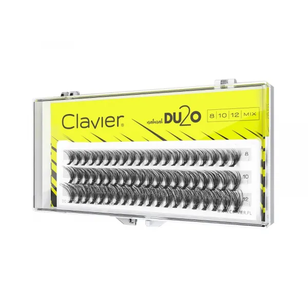 Clavier DU2O MIX kępki rzęs 8,10,12 mm