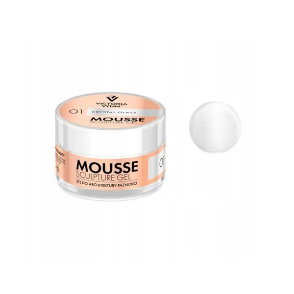 VICTORIA VYNN MOUSSE GEL 01 CRYSTAL GLASS 15 ML