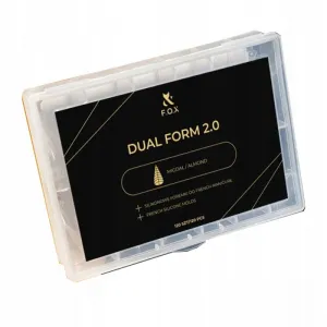 Fox Dual Form 2.0 Migdał/Almond 120 szt + Silikonowe Foremki