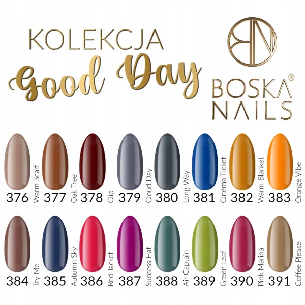 Boska Nails Lakier Hybrydowy Nr 386 Red Jacket 6 ml