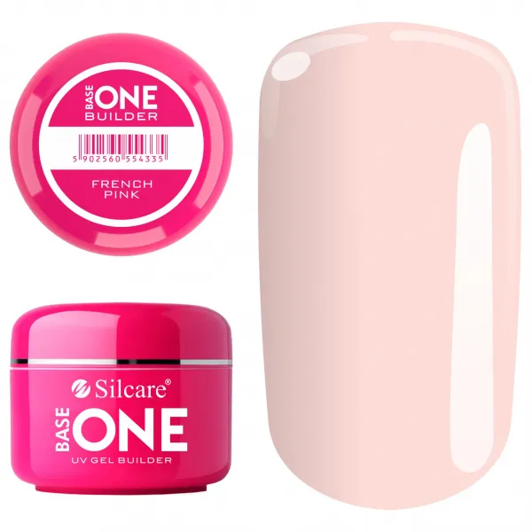 SILCARE BASE ONE BUILDER ŻEL UV - FRENCH PINK 50g