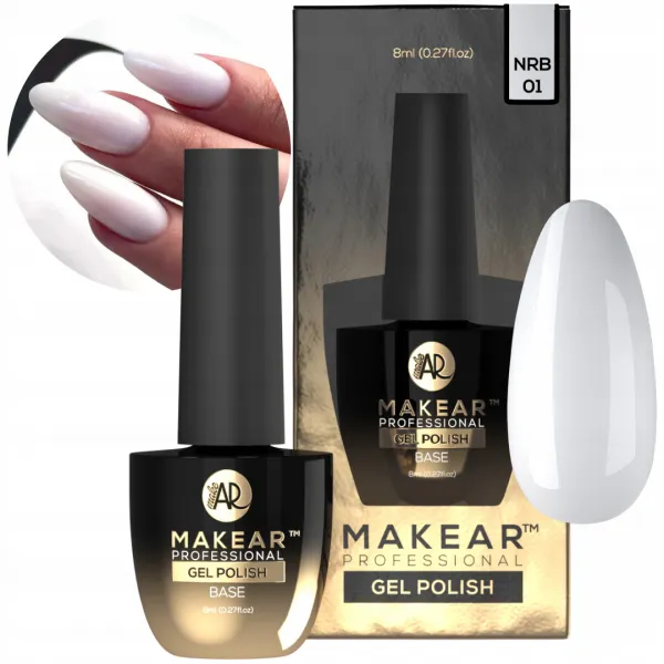 Makear baza rubber white budująca 8 ml