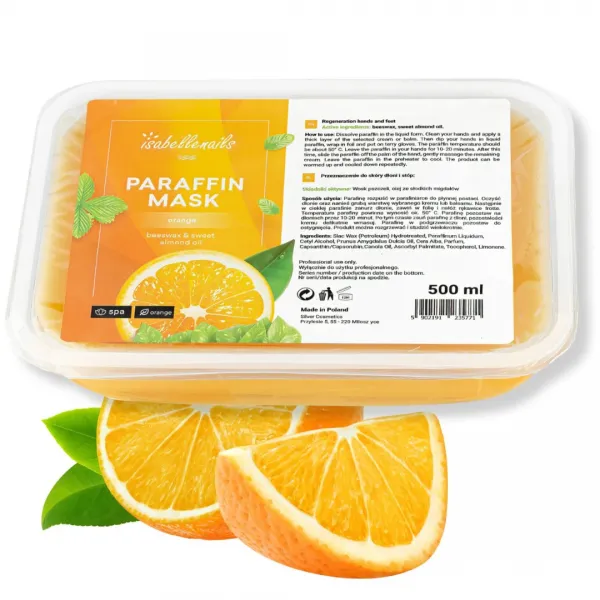 Parafina Isabellenails 500 ml 500 g pomarańczowy