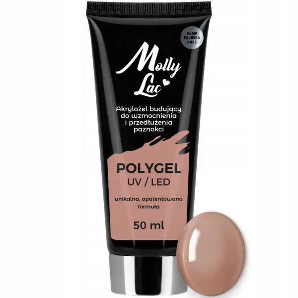 Mollylac Polygel Light Brown 50 ml