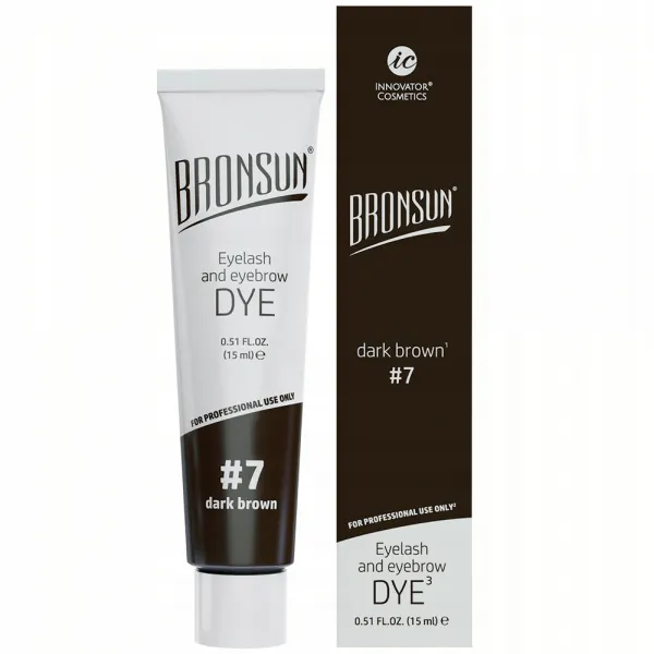 Bronsun 7 dark brown 15 ml henna do brwi