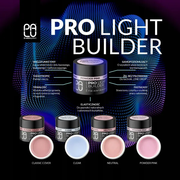 PALU ŻEL BUDUJĄCY PRO LIGHT BUILDER WARM COVER 45G