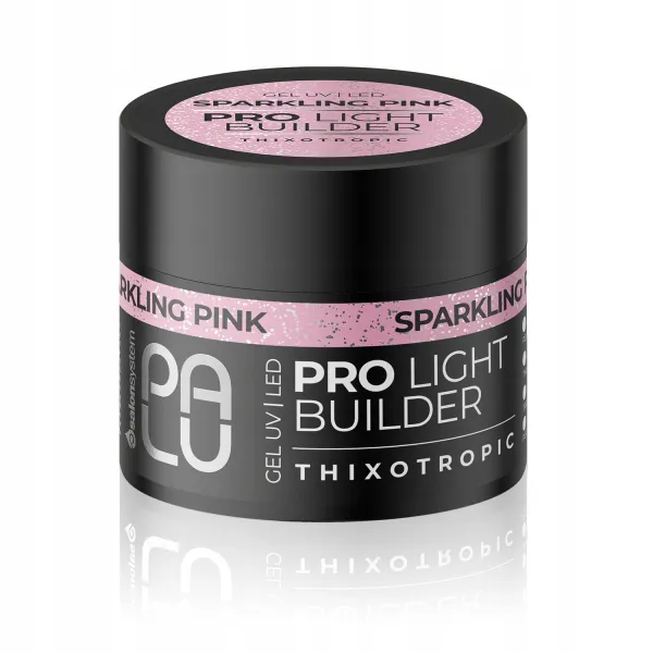 PALU ŻEL BUDUJĄCY PRO LIGHT BUILDER SPARKLING PINK 45G