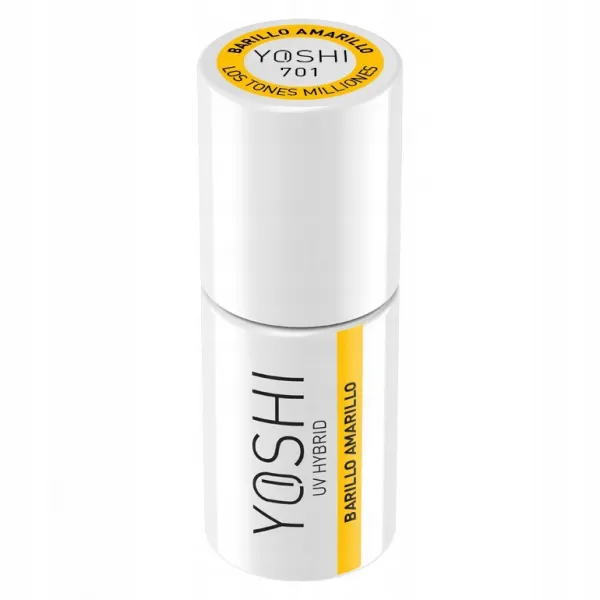 Yoshi Lakier Hybrydowy Los Tones Milliones 701 Barillo Amarillo 6 ml