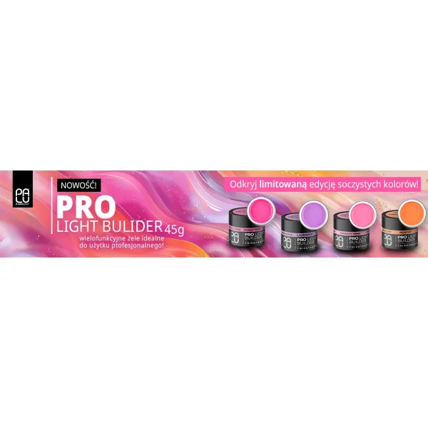 PALU ŻEL BUDUJĄCY PRO LIGHT BUILDER SWEETY PINK 45 g