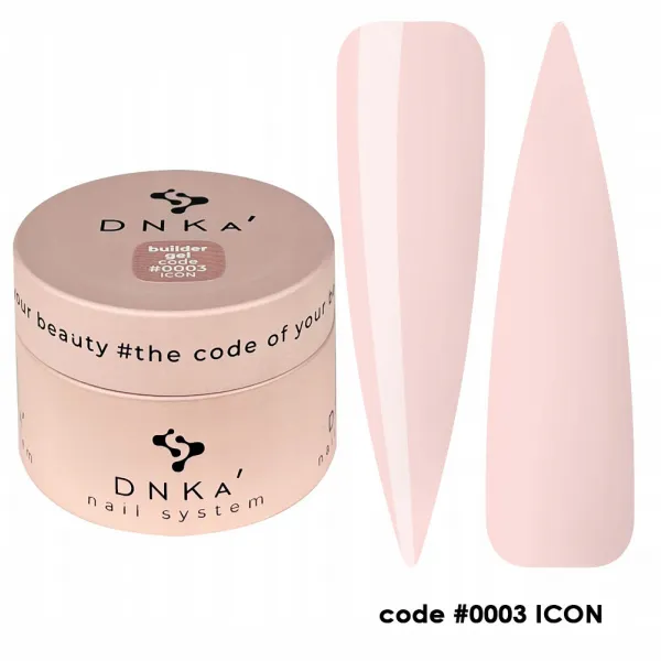 DNKA BUILDER GEL 0003 ICON 30 ml ŻEL BUDUJĄCY RÓŻ