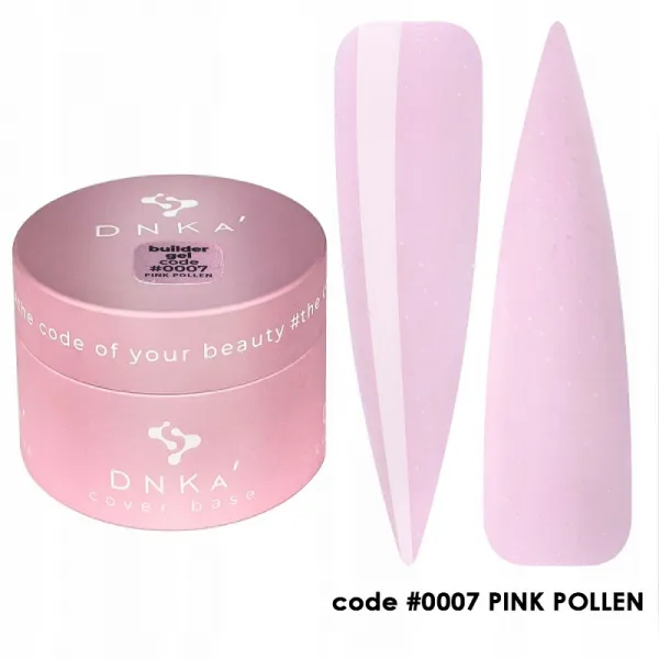 DNKa’ Builder Gel 0007 Pink Pollen, 30 ml