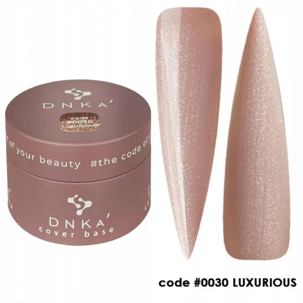 Dnka' Rubber Base Baza Code #0030 Luxurious 30 ml