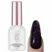 Saute Nails Top Hybrydowy No Wipe z Efektem 8ml Holo Flakes