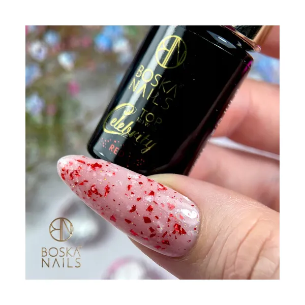 Boska Nails Top No Wipe Celebrity Red 6 ml