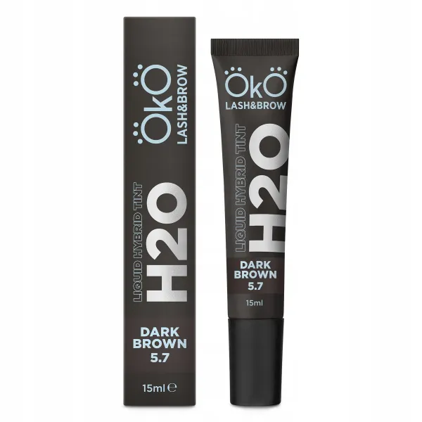 Oko Liquid Hybryd Tint H2O Farbka Do Brwi i Rzęs Dark Brown 5.7 15 ml