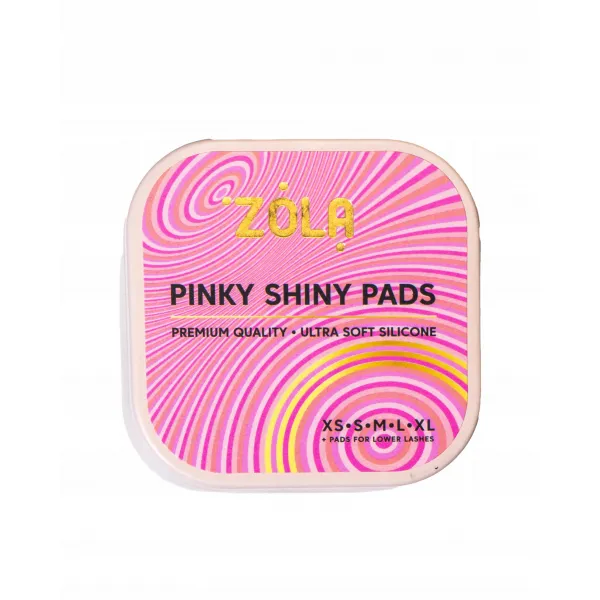 Zola Wałeczki Silikonowe Pinky Shiny Pads Do Laminacji 5 par