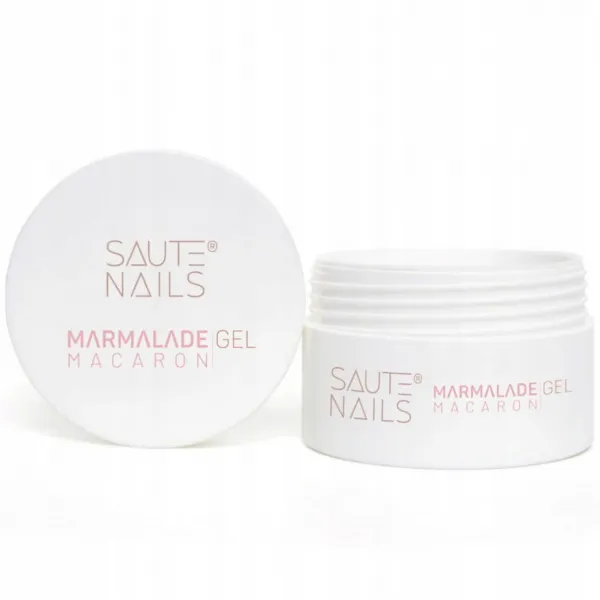 SAUTE NAILS ŻEL BUDUJĄCY MARMALADE GEL MACARON - 50ML BRZOSKWINIOWY