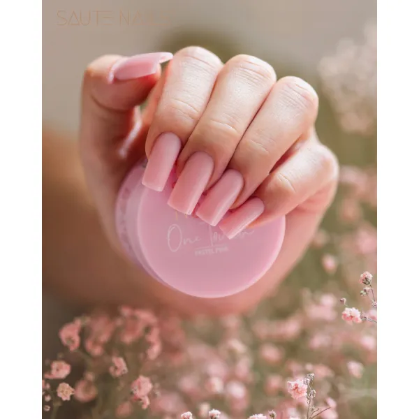 Saute Nails One Touch Pastel Pink żel 50 g