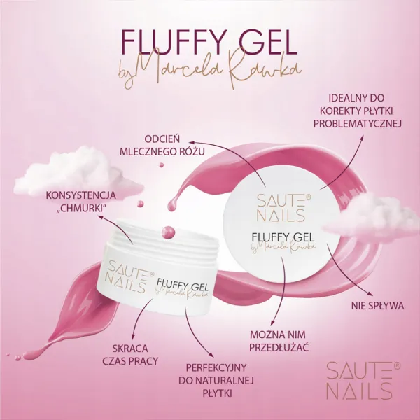 Saute Nails Fluffy Gel By Marcela Rawka 30 g żel budujący