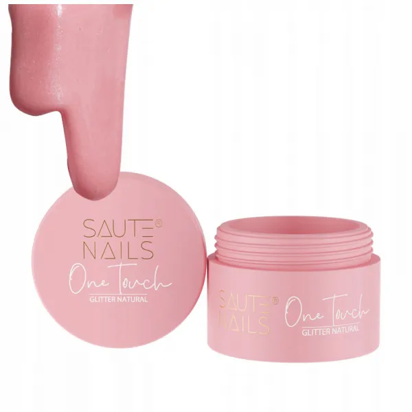 Saute Nails Żel One Touch Glitter Natural 30 g