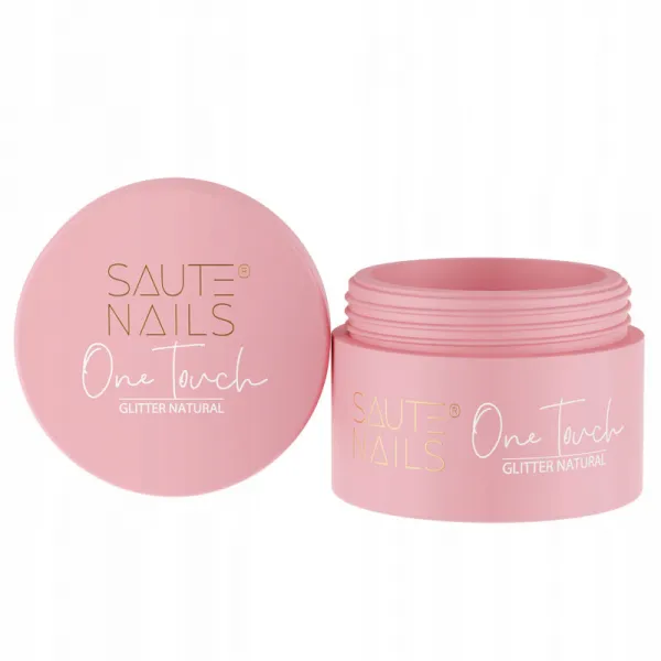 Saute Nails Żel One Touch Glitter Natural 30 g