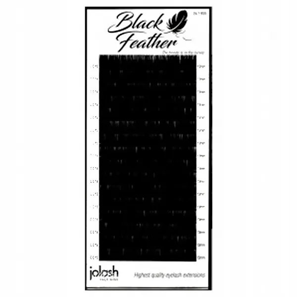 Jolash Black Feather Lashes Rzęsy C 0.07 8 mm