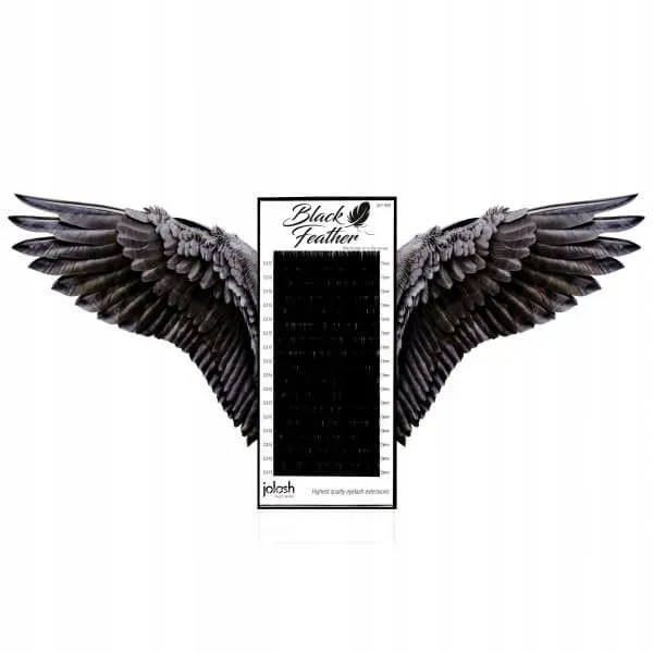 Jolash Black Feather Lashes Rzęsy C 0.07 7 mm