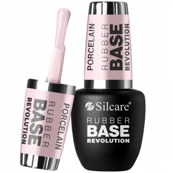 Silcare Rubber Base Revolution Baza Porcelain 9 ml