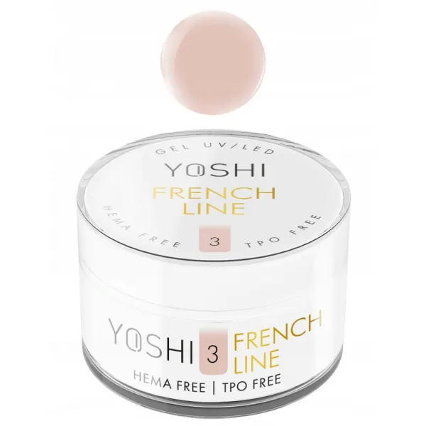 Yoshi French Line Builder Gel Budujący Żel Nr 3 50 ml