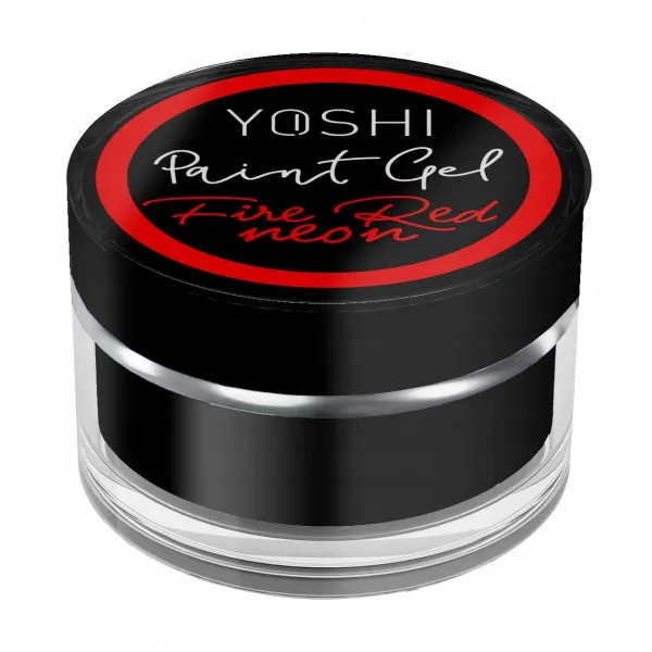 Yoshi Paint Gel Żel Do Zdobień Fire Red Neon 5 g