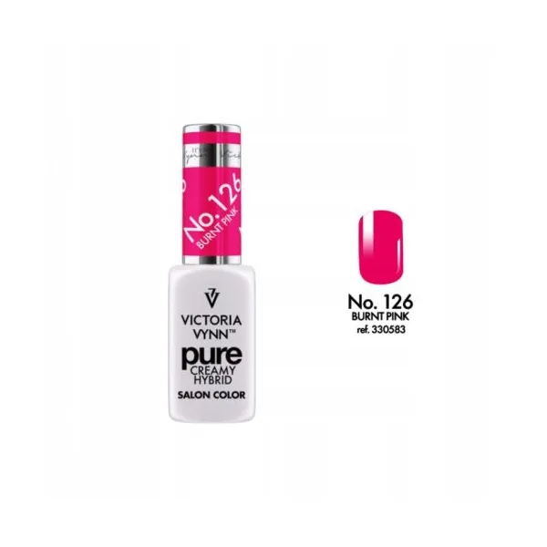 Victoria Vynn Lakier Hybrydowy Pure 126 Burnt Pink 8 ml