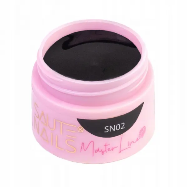 Saute Nails 5g Master Line Żel do zdobień Black